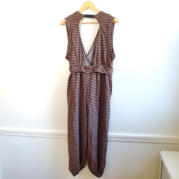 New Free People Find The Chi Striped Onesie Jumpsuit - Picture 12 of 15